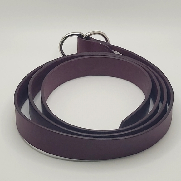 GAP M/L Cow Leather Red Bugundy Belt - Picture 3 of 11